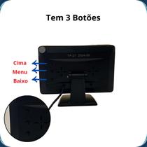 Kit Monitor LCD 4.3 Polegadas + Câmera de Ré Corsa 2003 2004 2005 2006 2007 2008 2009 até 2015