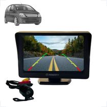 Kit Monitor LCD 4.3 Polegadas Câmera de Ré Meriva 2002 2003 2004 2005 2006 2007 2008 até 2012