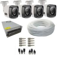Kit Monitoramento 4 Câmeras Hd 1.3 Megapixel + Acessórios - CITROX