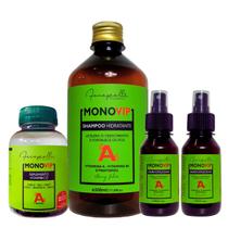 Kit Monovin Crescimento Capilar 2 Loções Antiqueda Suplemento Fortalecedor 60 Cápsulas Kit Monovin Crescimento Capilar 2 Loções Antiqueda Suplemento Fortalecedor 60 Cápsulas