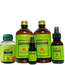 Kit Monovin Crescimento Capilar Antiqueda + Suplemento 60UN Kit Monovin Crescimento Capilar Antiqueda + Suplemento 60UN
