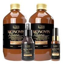 Kit Monovin Super Crescimento Capilar Tratamento Lizieri Cosméticos