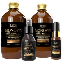 Kit Monovin Super Crescimento Capilar Tratamento Lizieri Cosméticos
