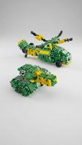 Kit Monta-Monta Militar 72 Peças Blocos Construção