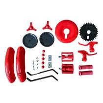 Kit Montagem Para Bike Infantil Aro16 Completo AMR Vermelho