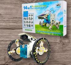 Kit Montagem Robo Solar 14x1 Iniciante Educacional Robótica