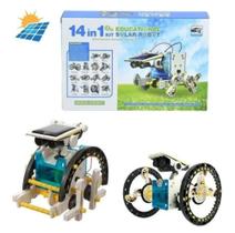 Kit Montagem Robo Solar 14x1 Iniciante Educacional Robótica