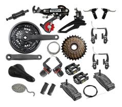 Kit Montar Bicicleta 26 Câmara 21 Marchas Freios Completo