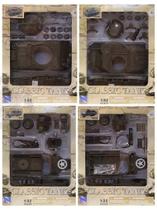 Kit Montar Tanque De Guerra Coleção Completa 4 Modelos 1/32 Cor:Verde Kit Montar Tanque De Guerra Coleção Completa 4 Modelos 1/32 Cor:Verde