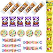 Kit Monte Sacolinhas Dia das Crianças Docinhos Sortidos