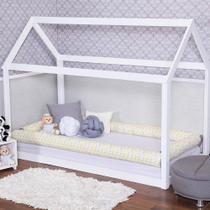 Kit Montessoriano De Solteiro 4 Rolos Geométrico Amarelo