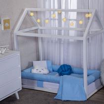 Kit Montessoriano Mini cama Moderninhos Rolinho 4 peças - Blue