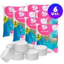 Kit Montreal 6 Pastilhas Tripla Ação 200g Para Piscinas