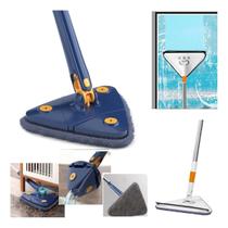 Kit Mop Limpeza Esfregão Ajustável Rotativo E Limpa Janela - AZ135