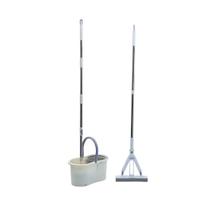 kit mop limpeza giratório giro fit e mop esponja - Simplo