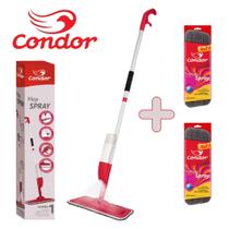 Kit Mop Spray Esfregão Microfibra Rodo Limpeza Condor 1690 + 2 Refil Extra 1690R Kit Mop Spray Esfregão Microfibra Rodo Limpeza Condor 1690 + 2 Refil Extra 1690R