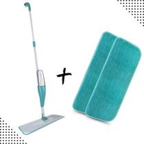 Kit Mop Spray Mágico 3 em 1 com 2 Refis Extras e Reservatório de 400ml Esfregão Completo para Limpeza