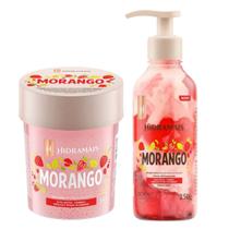 Kit Morango 1 Merengue Esfoliante 350g + 1 Duo Gel Creme 250g Hidramais Kit Morango 1 Merengue Esfoliante 350g + 1 Duo Gel Creme 250g Hidramais