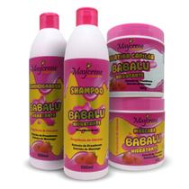 Kit Morango e Framboesa Hidratante + Gelatina Modeladora Capilar Maycrene Kit Morango e Framboesa Hidratante + Gelatina Modeladora Capilar Maycrene
