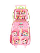 Kit Moranguinho Mochila Rodas + Lancheira Térmica - Verde Kit Moranguinho Mochila Rodas + Lancheira Térmica - Verde