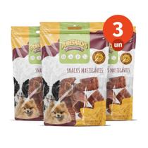 Kit Mordedor Petisco Mini Traqueias Bovina 100% Natural 27 Unidades para Cães PureSnacks 100g Kit Mordedor Petisco Mini Traqueias Bovina 100% Natural 27 Unidades para Cães PureSnacks 100g