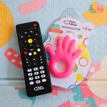 Kit Mordedores para Bebês Vinil Atóxico Cheirinho de Tutti Frutti Macio +4 meses