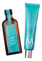 Kit Moroccanoil Duo Óleo Reparador + Creme para as Mãos - 100ml Kit Moroccanoil Duo Óleo Reparador + Creme para as Mãos - 100ml