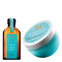 Kit Moroccanoil Óleo de Argan Tratamento 50ml + Máscara de Hidratação suave 250ml