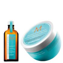 Kit Moroccanoil Óleo de Argan Tratamento LIGHT 100ml + Máscara de Hidratação suave 250ml