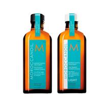Kit Moroccanoil Treatment - Óleo Capilar 100ml + Óleo Capilar Light 100ml Kit Moroccanoil Treatment - Óleo Capilar 100ml + Óleo Capilar Light 100ml