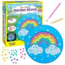 Kit Mosaic Stepping Stone Creativity para crianças Rainbow Garden