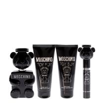 Kit Moschino Toy Boy For Men - Eau De Parfum 100ml + Miniatura 10ml + Shower Gel 100ml + Body Lotion 100ml