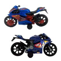 Kit Moto à Fricção Homem-Aranha Webcycle + Moto à Fricção Sonic Faster Biker Kit Moto à Fricção Homem-Aranha Webcycle + Moto à Fricção Sonic Faster Biker