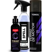 Kit Moto Automotivo Tyrant Spell Verniz De Motor Aerossol Kit Moto Automotivo Tyrant Spell Verniz De Motor Aerossol