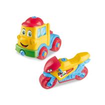 Kit Moto e Caminhão de Brinquedo Multicolorido Kit Moto e Caminhão de Brinquedo Multicolorido
