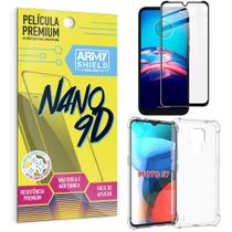 Kit Moto E7 Película Premium Nano 9D+Capa Anti Impacto