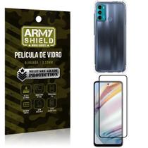 Kit Moto G60 Capinha Anti Impacto + Película de Vidro 3D - Armyshield