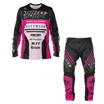 Kit Motocross Infantil Pro Tork Brave Camisa + Calça