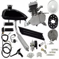 Kit Motor 2 Tempos 80cc Gasolina Para Bicicleta Prata - Importway