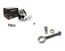 Kit Motor 70cc + Biela Completa Cinquentinha Shineray Jet 50