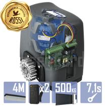 Kit Motor Alta Rotação Rossi Dz Nano VIP 4m Crem 2 Control Portão 500Kg