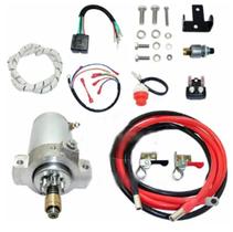 Kit Motor arranque Mercury 40 Hp 2T Elétric sem cremalheira