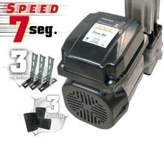 Kit motor basculante BV4 AGL SPEED + 03 controles + 03 sup