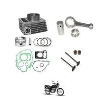 Kit Motor Biela Junta E Valvulas Honda Fan 125 2009 A 2018