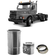 Kit Motor Camisa Pistão Anel Scania R113 T113 DSC11 91 a 93