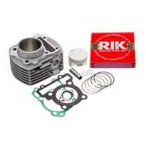 Kit motor cilindro completo KMP Premium anel Rik YS150 Fazer XTZ150 Crosser YBR150 Factor 2014 em diante Yamaha