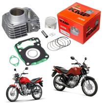 Kit Motor Cilindro Pistão Juntas Cg 125 Titan Fan 2009 2010 2011 2012 2013 2014 2015 2016 2017 2018