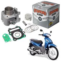 Kit Motor Cilindro Pistão Juntas Honda Biz 125 2005 2006 2007 2008