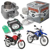 Kit Motor Cilindro Pistão Juntas Yamaha Ybr Factor 125 Xtz 125 2000 A 2016