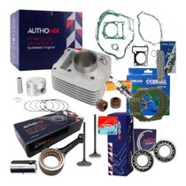Kit Motor Completo Biela Juntas Valvulas Ybr/xtz125 Até 2005 Kit Motor Completo Biela Juntas Valvulas Ybr/xtz125 Até 2005